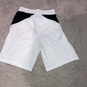 White Jordan shorts